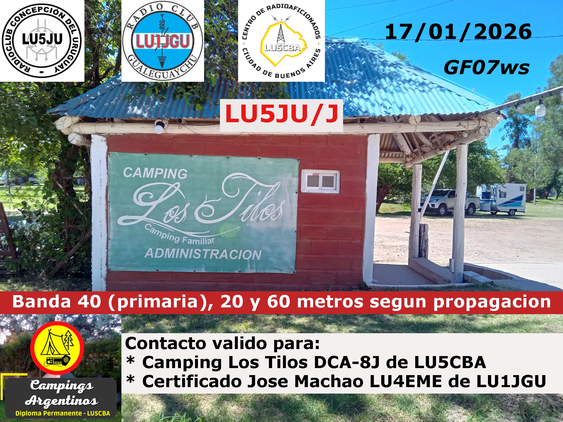 Activación radial: Camping Los Tilos